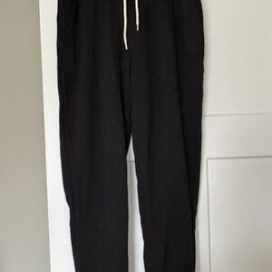 Women’s Black Cotton Joggers